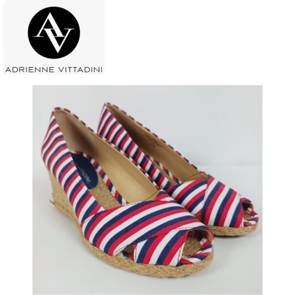 ADRIENNE VITTADINI Women's Bailee Espadrille Wedge Sandal Size 7.5 - Picture 4 of 8